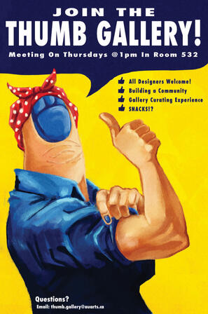 Thumb Gallery Recruitment Parody Poster (2025)