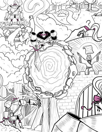 Trixie Comic Page: Artist Collaboration (2025)